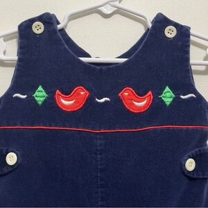 Donmoor Vintage Children’s Navy Corduroy Romper Overalls Size 18 Months